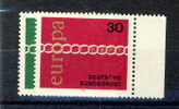 BUND MNH** MICHEL 675/76 EUROPA 1971 - 1971