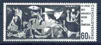 CZEK REPUBLIC 1966 "GUERNICA" Picasso Cat Yvert N° 1500 Perfect Condition MNH ** - Picasso