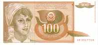 YOUGOSLAVIE   100 Dinara  Daté Du 01-03-1990   Pick 105    ***** BILLET  NEUF ***** - Yugoslavia