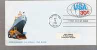 FDC Aerogramme - World Trade  - Scott # UC55 - 1981-1990