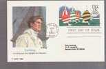 FDC Postal Card - Yachting - Olympic's '84 - Scott # UX100 - 1981-1990