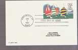 FDC Postal Card - Yachting - Olympic's '84 - Scott # UX100 - 1981-1990