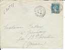 N° 189 Semeuse  Sur Lettre - France - 1925 - Brieven En Documenten