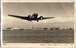 AVIATION CIVILE - BIMOTEUR à HÉLICES : JU 52 - FLUGHAFEN DRESDEN-KLOTZSCHE - CARTE ´VRAIE PHOTO´ - 1940 (b-780) - 1939-1945: II Guerra