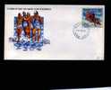 AUSTRALIA - 1981 75th ANNIVERSARY OF SURF LIFE SAVING PRESTAMPED ENVELOPE FDI - Postal Stationery