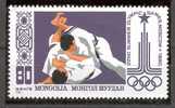 MONGOLIE JO 1980  JUDO - Judo