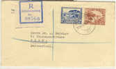 South Africa Johannesburg Registered Recommandée Einschreiben Label 1938 Cover To Bern Switzerland - Cartas