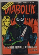 Diabolik (Astorina 1973) Anno XII° N. 19 "eccezionale Ristampa Del N. 2 "L´inafferrabile Criminale" - Diabolik