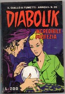 Diabolik (Astorina 1973) Anno XII° N. 20 - Diabolik