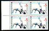 BULGARIA \ BULGARIE - 1986 - Sport Cloub "Levsky" - Lutte - Bl.de 4** - Unused Stamps