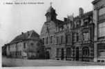 Carte Photo Noir Et Blanc Dentelee Dolhain Eglise Et Rue Guillaume Maisier - Limburg