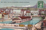 Genève - Pont De La Coulouvrenière Et Quartier De St-Gervais - Avec Timbre Taxe Français, Oblitérée Le 18.VIII.1911 - GE Genève