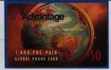 GLOBAL PHONE CARD AADVANTAGE Pre-Paid $50 - Other & Unclassified