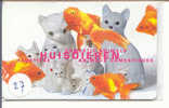 NEDERLAND Telecarte VISSEN POISSON CHAT FISH CAT Nummer 27 - Private