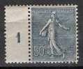 FRANCE 1921 N°161 Millesime 1 Neuf ** Affaire 25% Cote - Millesimi