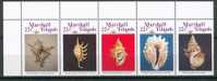 MARSHALL ISLANDS 1986 MI 87-91 SCHELP SHELL CONQUE CROQUILLE  MNH NEUF ** - Marshallinseln