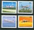 MARSHALL ISLANDS 1989 MI 217-20 AIRPLANES FLUGZUEGE D228 B737 BOEING 727 MNH NEUF ** - Islas Marshall