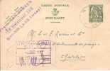 Entier 112 Obl Sint Niklaas - Cartes Postales 1934-1951