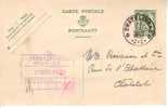 Entier 112 Obl Chatelineau - Tarjetas 1934-1951