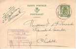 Entier 112 Obl Walcourt - Briefkaarten 1934-1951