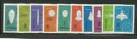 POLAND 1963 MICHEL  NO 1437-1446 MNH - Unused Stamps