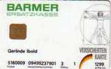 ALLEMAGNE CARTE SABTE BARMER ERSATZKASSE VALID 12.99 RARE - Exhibition Cards