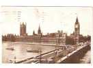 18974)cartolina Illustratoria  Londra - Houses Of Parlament And Westminster Bridge - Houses Of Parliament