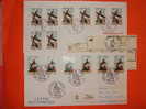 N°274 Et N°275 X 6 Paires + 2 N°274 Sur 2 Enveloppes En Recommandé, Oblitérées Du 1er Jour D´émission.  Superbe - Used Stamps