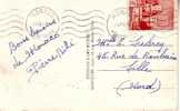 Timbre Sur Carte De Monaco - 8 F- Cachet De Monaco 1949 - Postmarks