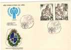 UNICEF Kindertag 1979 Dürer - Gemälde Uruguay 1540/1 Aus Block 43 Auf FDC 52€ - UNICEF