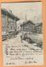 E101 Zermatt. Dessin Du Vieux Village. Précurseur. Cachet Saas Grund Et Lausanne 1905. - Saas-Grund