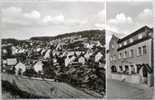 Aulhausen,Gasthof Germania,Besitzer Tilo Strieth,2-Bild-Karte,Assmanshausen,1963 - Ruedesheim A. Rh.