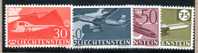 LIECHTENSTEIN : PA N° 34/37 ** - Posta Aerea