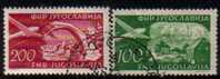 YUGOSLAVIA   Scott #  C 50-3  VF USED - Luftpost