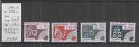 France Timbres Préoblitérés Neufs Y.T. 194 à 197 Série 4 V. - 1964-1988