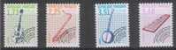 France Timbres Préoblitérés Neufs Y.T.  N°224 à 227 Série 4 V. - 1989-2008