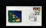 AUSTRALIA - 1988 WORLD EXPO '88 BRISBANE COVER  OPENING DAY CANCEL - Postmark Collection