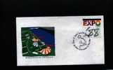 AUSTRALIA - 1988 WORLD EXPO '88 BRISBANE COVER  U.S.S.R.  DAY CANCEL - Marcophilie