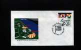 AUSTRALIA - 1988 WORLD EXPO '88 BRISBANE COVER  GREECE NATIONAL  DAY CANCEL - Marcofilia