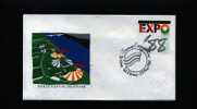 AUSTRALIA - 1988 WORLD EXPO '88 BRISBANE COVER  SUNCORP CORPORATE  DAY CANCEL - Bolli E Annullamenti