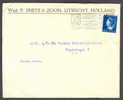 Netherlands Wed. P. SMITS & ZOON, UTRECHT 1946 Cover Brief Denmark Queen Wilhemina Single Stamp - Cartas & Documentos