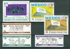 JO Mexico 1968 Lot N°01 De 6 Timbres Mexique - Yemen - Arabie - Summer 1968: Mexico City