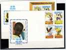 UNICEF Kindertag 1979 Zambia 205/8+Block 5 Auf 2FDC 27€ Kinder-Bücher Sheet Bloque Ss M/s Children Books Cover Bf UNESCO - UNICEF