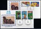 UN-Jahr Des Kindes 1979 Zentralafrika 643/7 Auf FDC 11€ Märchen Seejungfrau Dornröschen Hänsel+Gretel Set Cover Children - Fairy Tales, Popular Stories & Legends