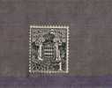 Monoco - Grimaldi Family Coat Of Arms - Scott # 60 Mint Hinged - Otros & Sin Clasificación