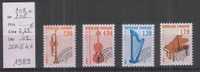 France Timbres Préoblitérés Neufs Y.T. 202 à 205 Série 4 V. C.7.65 € - 1989-2008