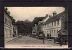 27 BEAUMESNIL Rue Du Chateau, Bien Animée, Automobiles, Ed ?, 1908 - Beaumesnil