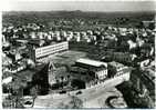 CPSM EN AVION AU DESSUS DE MARMANDE Groupe Scolaire Herriot - Marmande