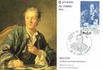 CPM - St Ouen L'Aumône (95) - Van Loo "Diderot écrivant Une Lettre" - Journée Du Timbre 1984 - Saint-Ouen-l'Aumône