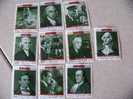 TIMBRES FUJEIRA PRESIDENTS AMERICAINS OBLITERES - Fudschaira